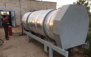 Барабанная камера для сушки опилок