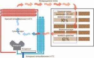 Технологии сушки древесины схема